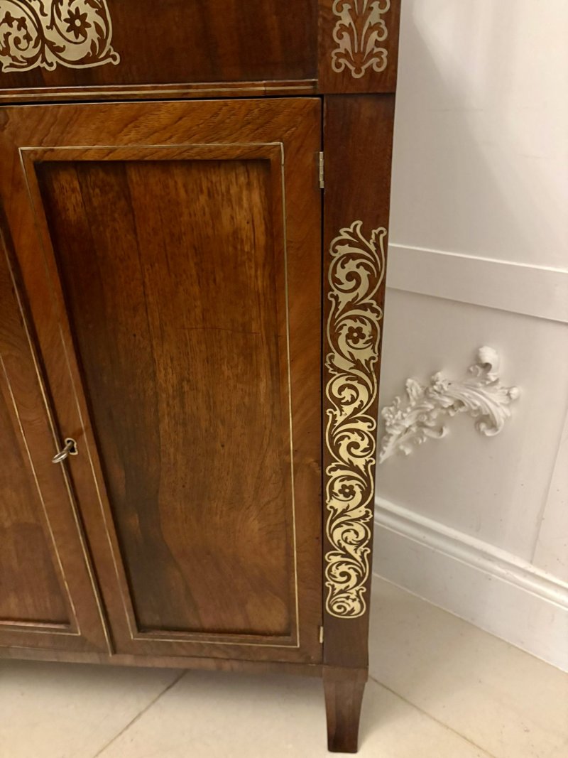 Magnificent Quality Antique Regency Mahogany Chiffonier / Side Cabinet